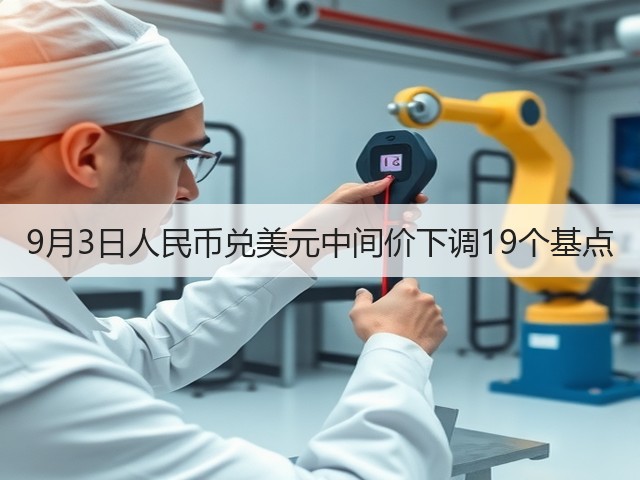 9月3日人民币兑美元中间价下调19个基点(图3)