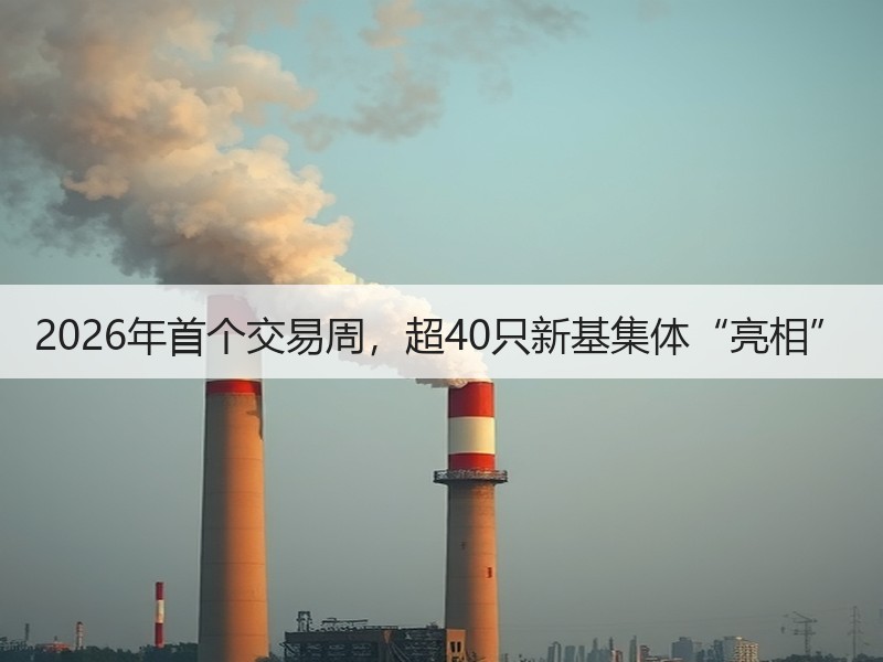2026年首个交易周，超40只新基集体“亮相”