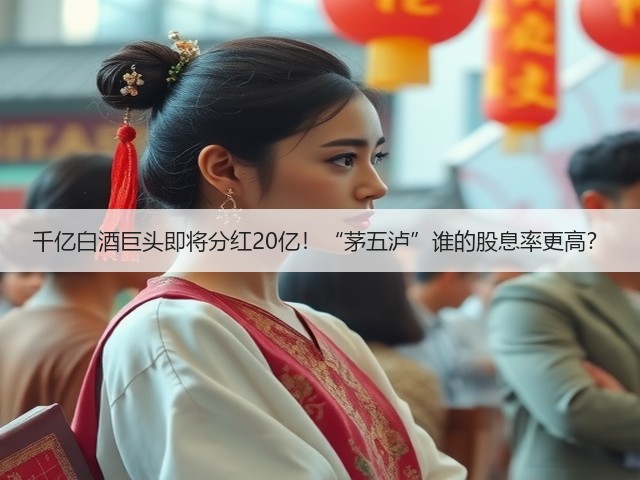 千亿白酒巨头即将分红20亿！“茅五泸”谁的股息率更高？(图2)