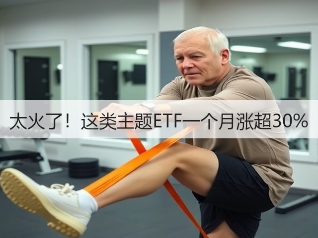太火了！这类主题ETF一个月涨超30%(图1)