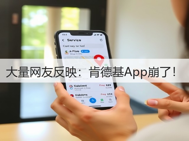 大量网友反映：肯德基App崩了！(图1)
