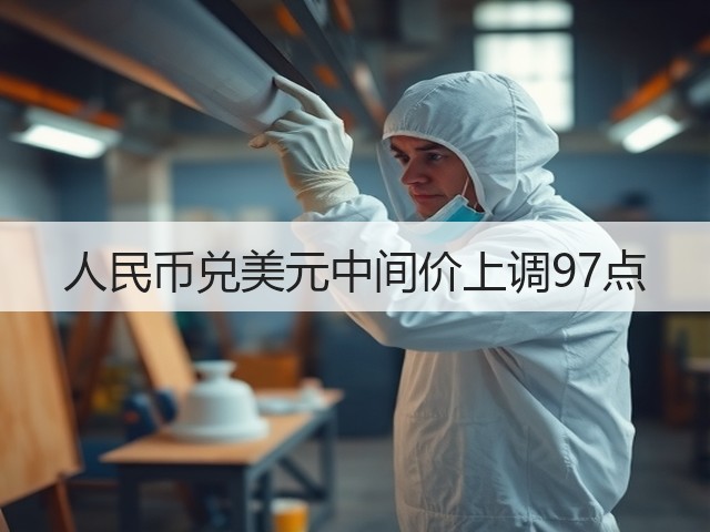 人民币兑美元中间价上调97点(图1)