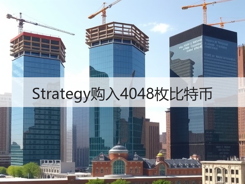 Strategy购入4048枚比特币