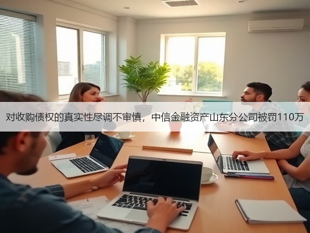 对收购债权的真实性尽调不审慎，中信金融资产山东分公司被罚110万(图2)