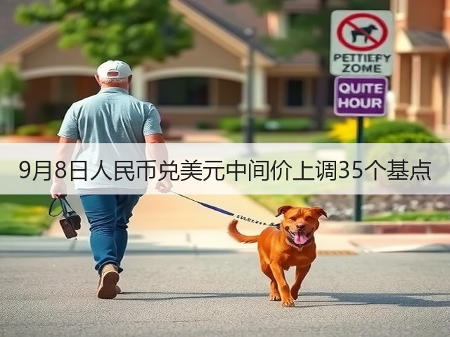9月8日人民币兑美元中间价上调35个基点(图3) 9月8日人民币兑美元中间价上调35个基点(图3)
