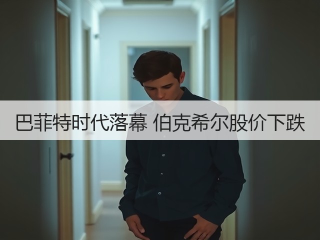 巴菲特时代落幕 伯克希尔股价下跌(图1)