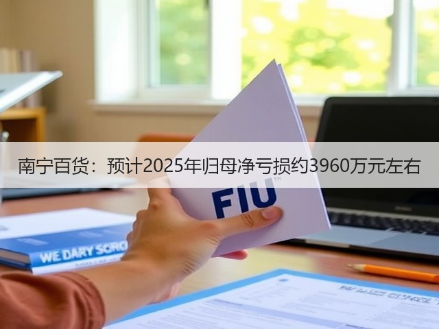 南宁百货：预计2025年归母净亏损约3960万元左右(图3)