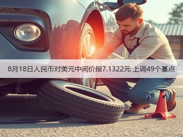8月18日人民币对美元中间价报7.1322元 上调49个基点(图1) 8月18日人民币对美元中间价报7.1322元 上调49个基点(图1)