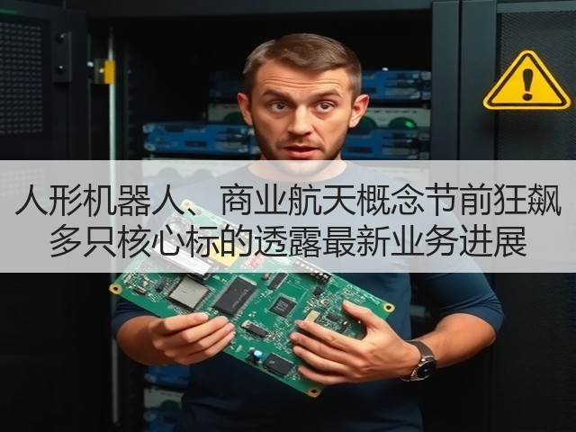 人形机器人、商业航天概念节前狂飙 多只核心标的透露最新业务进展(图2)