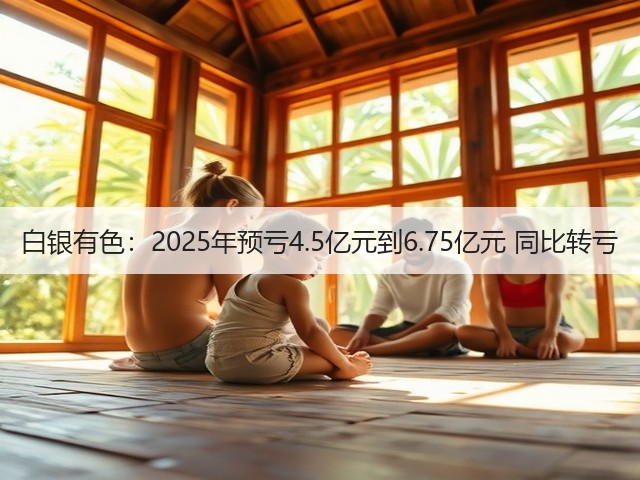 白银有色：2025年预亏4.5亿元到6.75亿元 同比转亏(图1)