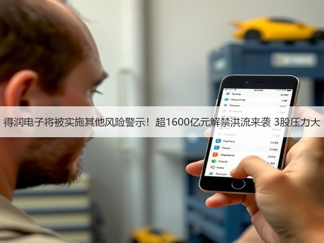 得润电子将被实施其他风险警示!超1600亿元解禁洪流来袭 3股压力大(图3) 得润电子将被实施其他风险警示!超1600亿元解禁洪流来袭 3股压力大(图3)