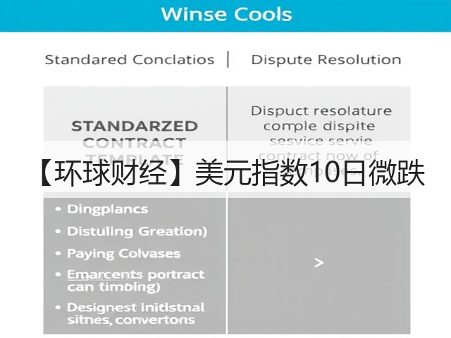 【环球财经】美元指数10日微跌(图2)