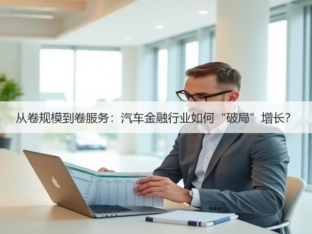 从卷规模到卷服务:汽车金融行业如何“破局”增长?(图1) 从卷规模到卷服务:汽车金融行业如何“破局”增长?(图1)
