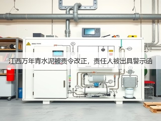 江西万年青水泥被责令改正，责任人被出具警示函(图1)