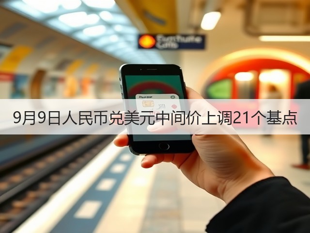 9月9日人民币兑美元中间价上调21个基点(图1)