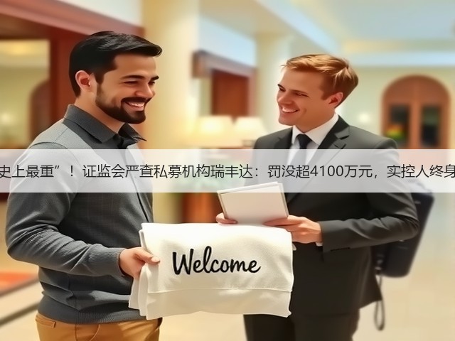 罚单创“史上最重”！证监会严查私募机构瑞丰达：罚没超4100万元，实控人终身市场禁入(图1)