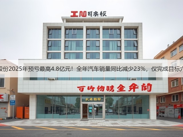 东风股份2025年预亏最高4.8亿元！全年汽车销量同比减少23%，仅完成目标六成多(图3)