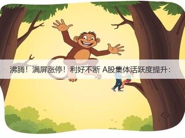 沸腾!满屏涨停!利好不断 A股集体活跃度提升:(图1) 沸腾!满屏涨停!利好不断 A股集体活跃度提升:(图1)