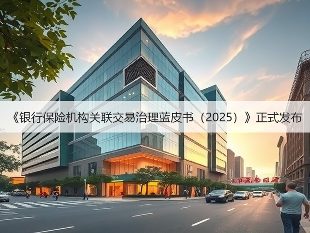 《银行保险机构关联交易治理蓝皮书(2025)》正式发布(图1) 《银行保险机构关联交易治理蓝皮书(2025)》正式发布(图1)