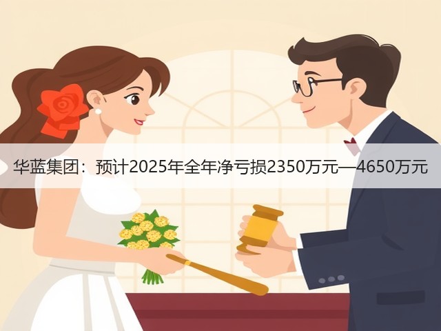 华蓝集团：预计2025年全年净亏损2350万元—4650万元(图2)