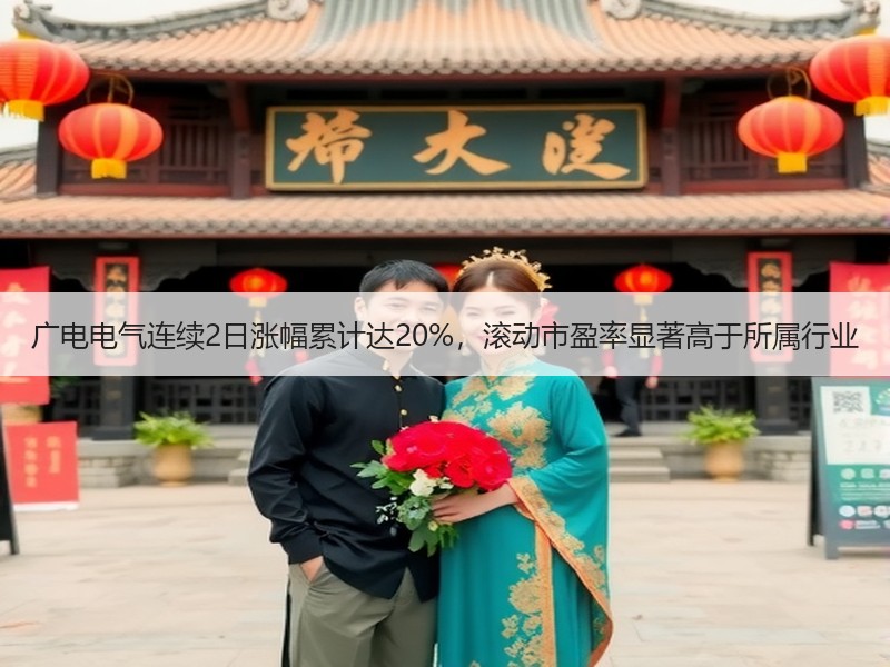 广电电气连续2日涨幅累计达20%，滚动市盈率显著高于所属行业