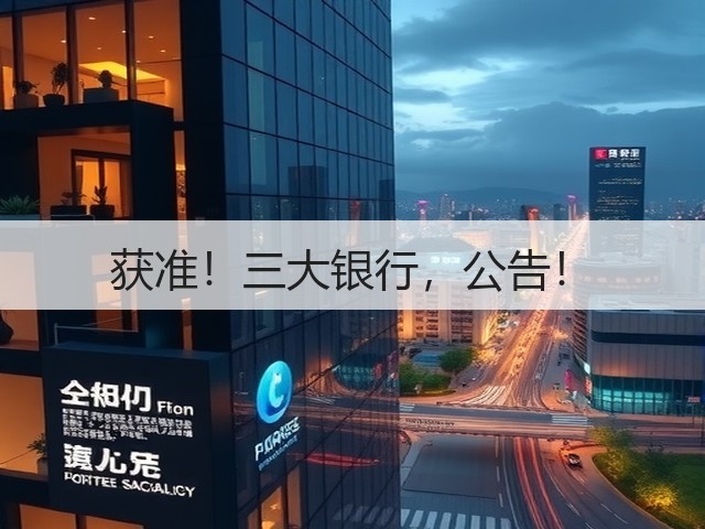 获准!三大银行,公告!(图2) 获准!三大银行,公告!(图2)