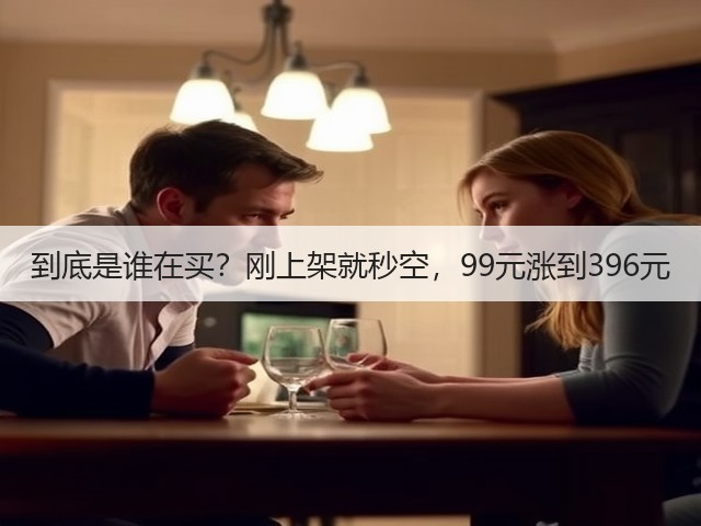 到底是谁在买?刚上架就秒空,99元涨到396元(图3) 到底是谁在买?刚上架就秒空,99元涨到396元(图3)
