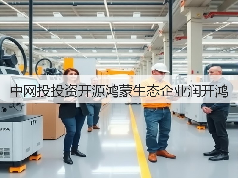 中网投投资开源鸿蒙生态企业润开鸿