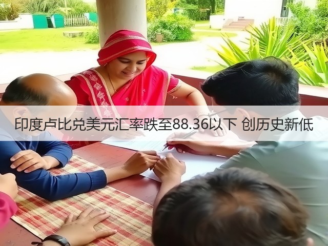 印度卢比兑美元汇率跌至88.36以下 创历史新低(图1)