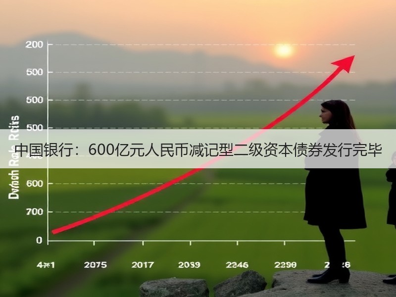 中国银行：600亿元人民币减记型二级资本债券发行完毕