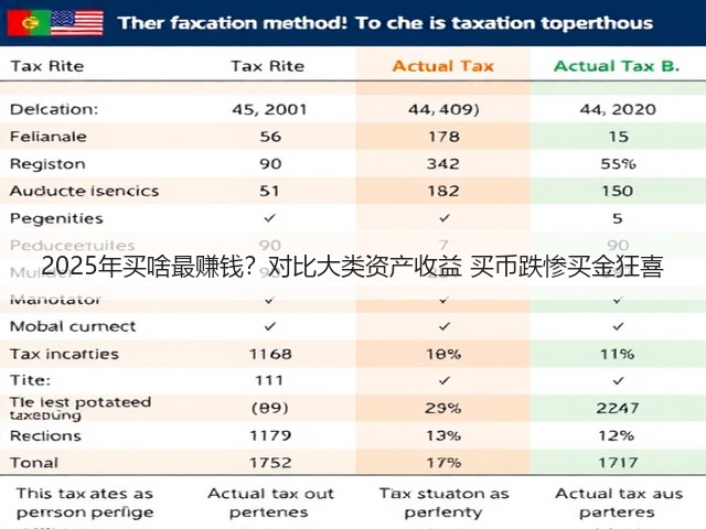 2025年买啥最赚钱？对比大类资产收益 买币跌惨买金狂喜(图2)