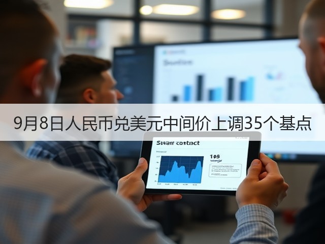 9月8日人民币兑美元中间价上调35个基点(图2) 9月8日人民币兑美元中间价上调35个基点(图2)