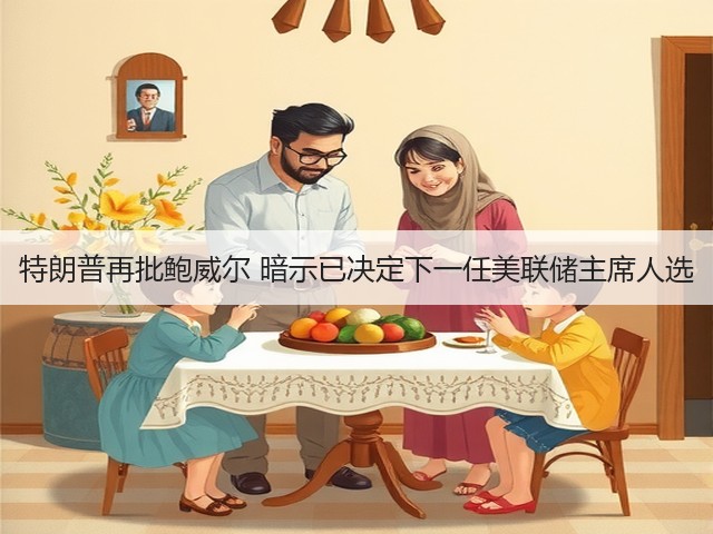 特朗普再批鲍威尔 暗示已决定下一任美联储主席人选(图1)