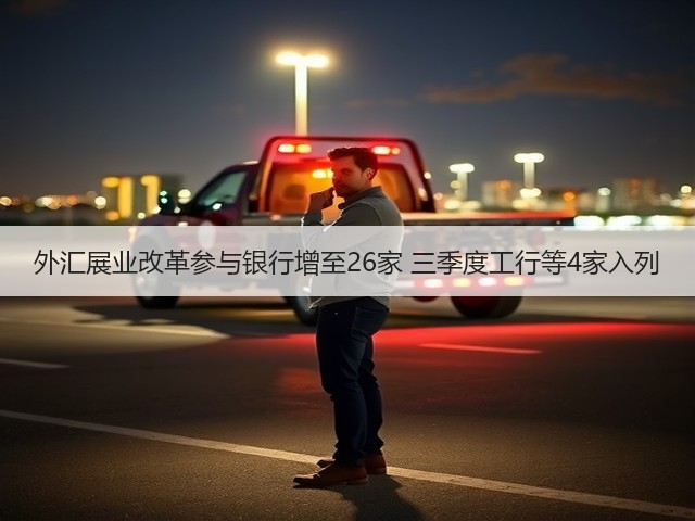 外汇展业改革参与银行增至26家 三季度工行等4家入列(图1)
