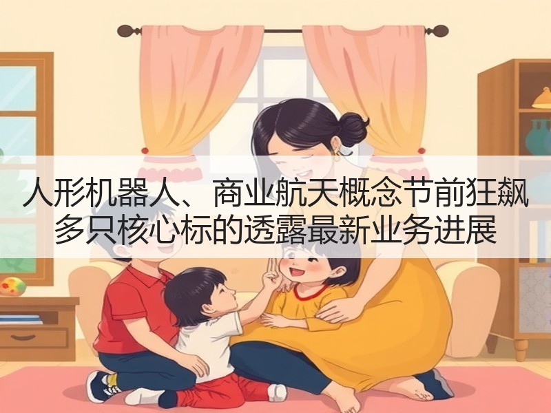 人形机器人、商业航天概念节前狂飙 多只核心标的透露最新业务进展