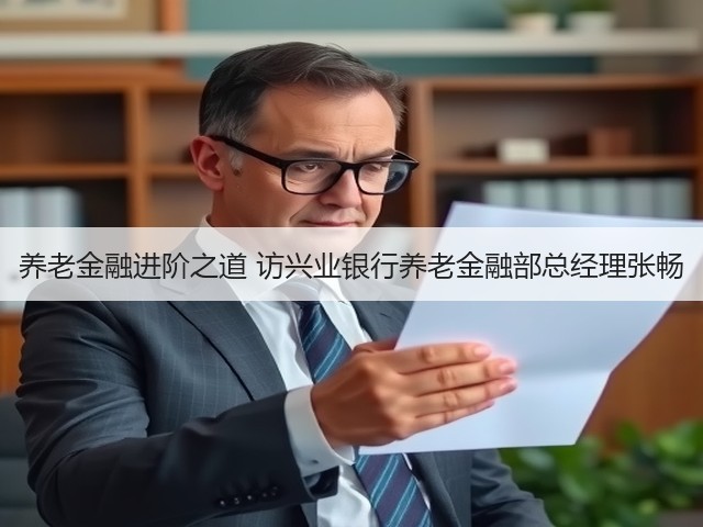养老金融进阶之道 访兴业银行养老金融部总经理张畅(图3)