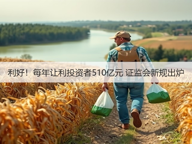 利好!每年让利投资者510亿元 证监会新规出炉(图1) 利好!每年让利投资者510亿元 证监会新规出炉(图1)