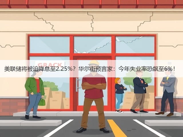 美联储将被迫降息至2.25%？华尔街预言家：今年失业率恐飙至6%！(图2)