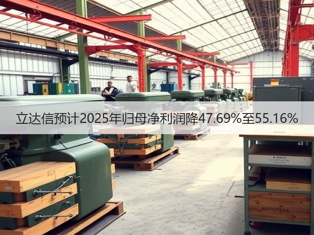 立达信预计2025年归母净利润降47.69%至55.16%(图2)