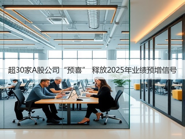超30家A股公司“预喜” 释放2025年业绩预增信号(图3)