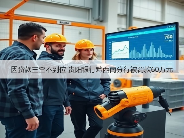 因贷款三查不到位 贵阳银行黔西南分行被罚款60万元(图2) 因贷款三查不到位 贵阳银行黔西南分行被罚款60万元(图2)
