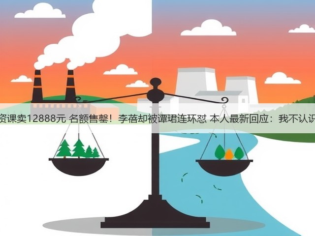 投资课卖12888元 名额售罄！李蓓却被谭珺连环怼 本人最新回应：我不认识她(图3)