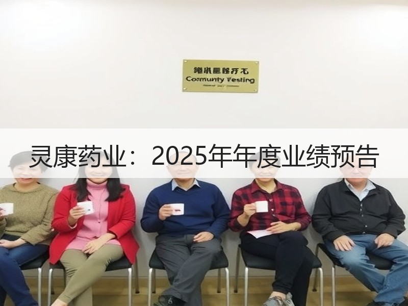 灵康药业：2025年年度业绩预告