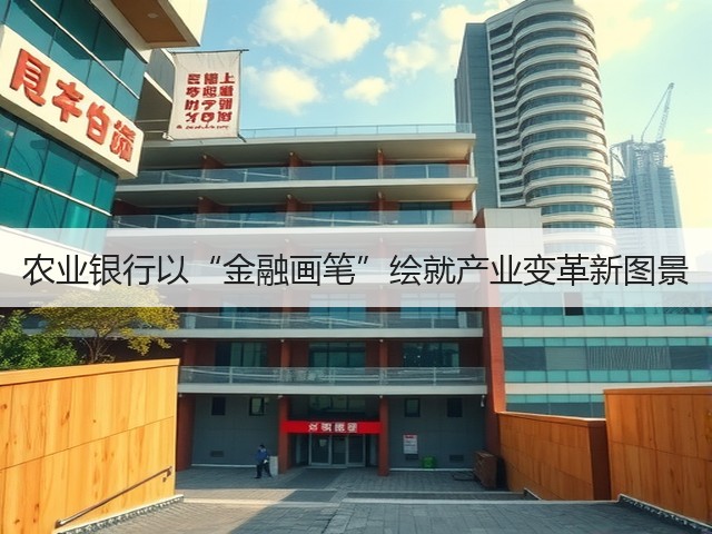 农业银行以“金融画笔”绘就产业变革新图景(图1) 农业银行以“金融画笔”绘就产业变革新图景(图1)