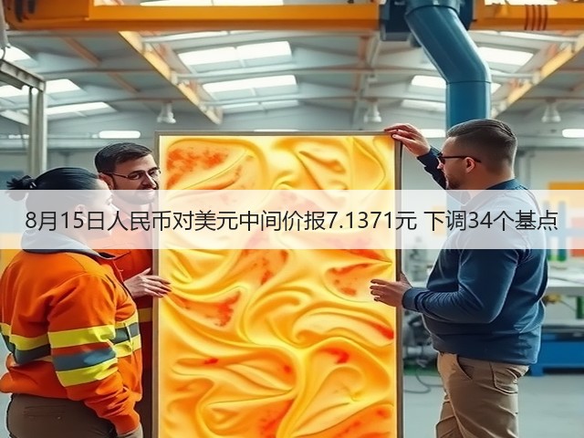 8月15日人民币对美元中间价报7.1371元 下调34个基点(图3)