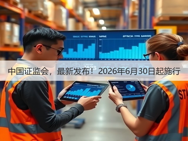 中国证监会，最新发布！2026年6月30日起施行(图1)