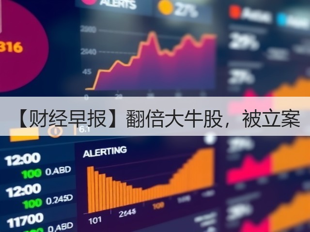 【财经早报】翻倍大牛股,被立案(图2) 【财经早报】翻倍大牛股,被立案(图2)