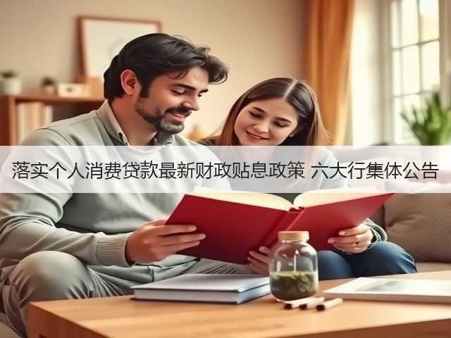 落实个人消费贷款最新财政贴息政策 六大行集体公告(图1)