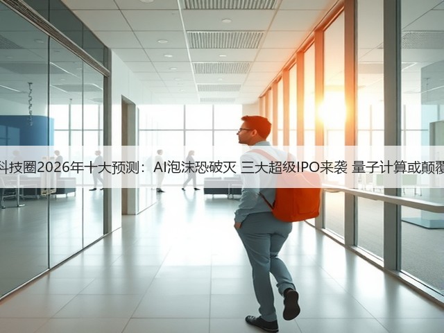 华尔街和科技圈2026年十大预测:AI泡沫恐破灭 三大超级IPO来袭 量子计算或颠覆加密货币(图2) 华尔街和科技圈2026年十大预测:AI泡沫恐破灭 三大超级IPO来袭 量子计算或颠覆加密货币(图2)