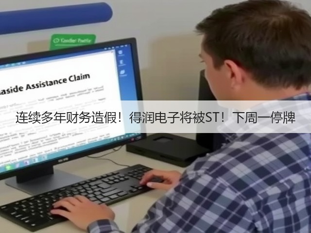 连续多年财务造假！得润电子将被ST！下周一停牌(图2)
